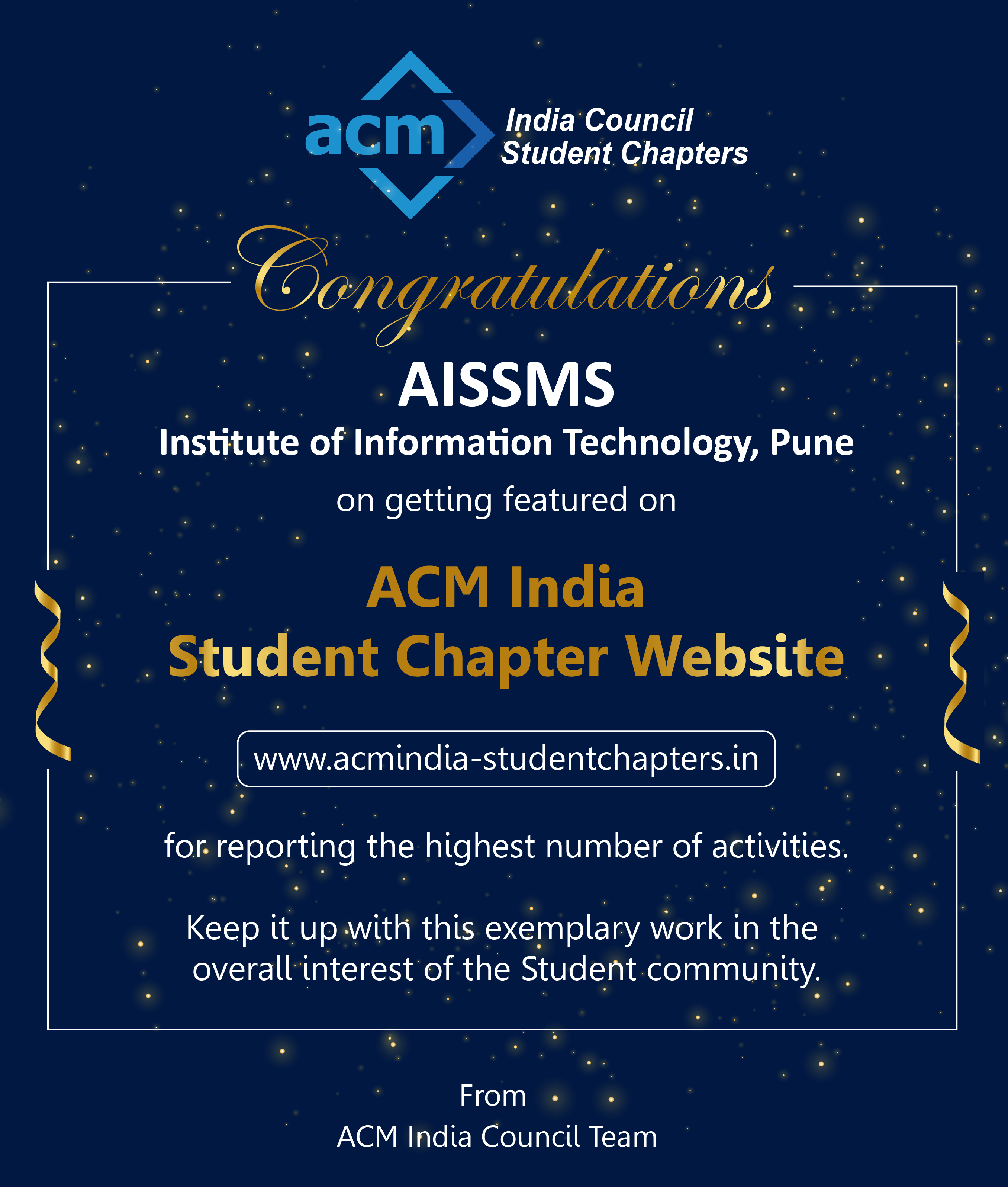 ACM India Council Student Chapter